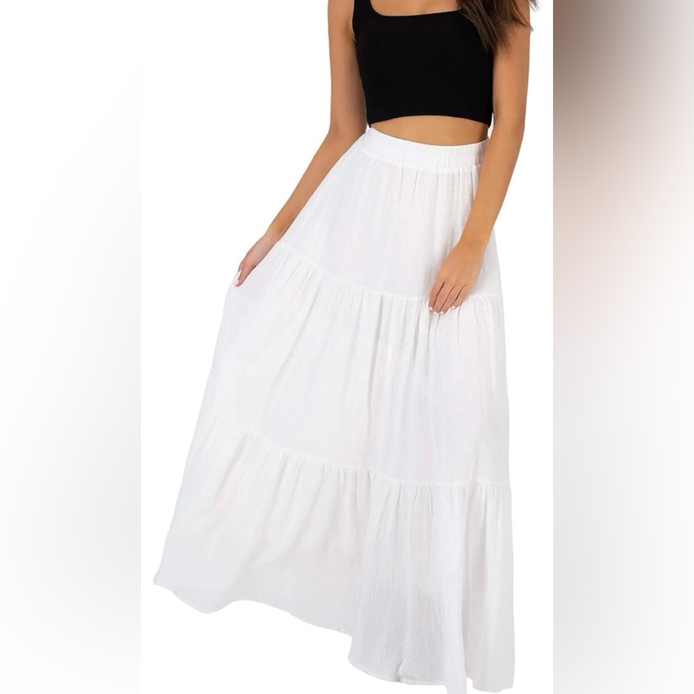 Highwaisted maxi skirt